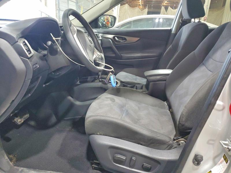 2016 Nissan Rogue VIN KNMAT2MTXGP654095 COPART salvage auction — FRONT END, Salvage Title, sold $425 on 2026-07-23 (photo 7)