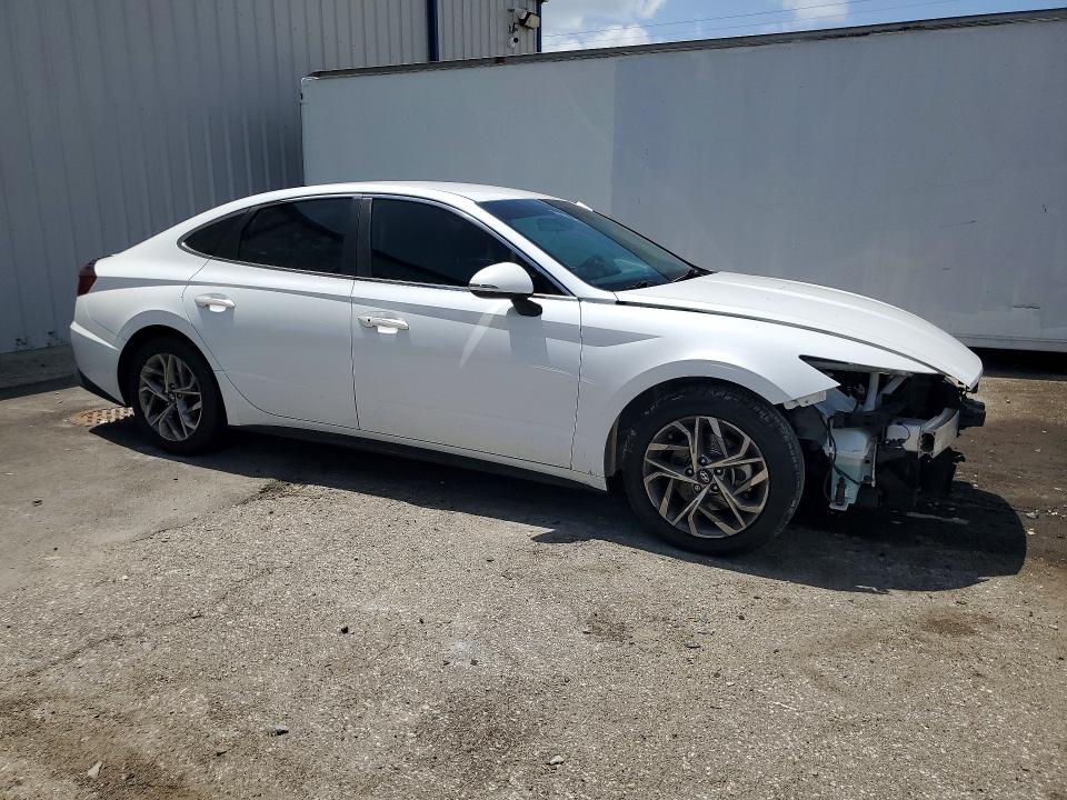 2021 Hyundai Sonata VIN 5NPEL4JA2MH083516 COPART salvage auction — FRONT END, Fl - Certificate Of Destruction, sold $2,800 on 2026-07-31 (photo 4)