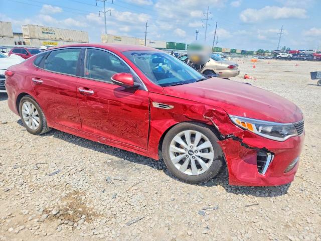 2018 Kia Optima VIN 5XXGT4L31JG201344 COPART salvage auction — FRONT END, Oh - Cert Of Title-Salvage, sold $1,900 on 2026-07-24 (photo 4)