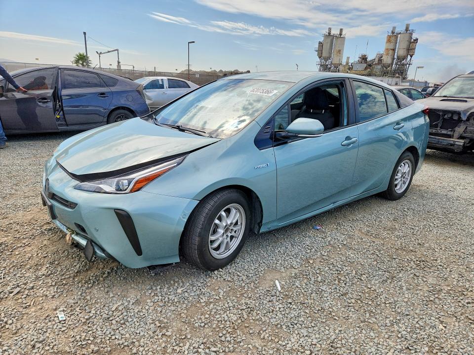 2020 Toyota Prius VIN JTDKARFU4L3124831 — COPART salvage auction photo