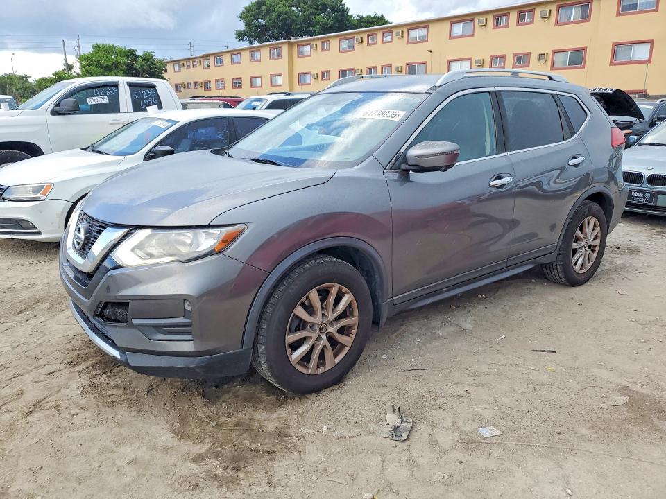 2017 Nissan Rogue VIN KNMAT2MT9HP543488 COPART salvage auction — SIDE, Fl - Cert Of Title Slvg Rebuildable, sold $125 on 2026-07-28 (photo 1)