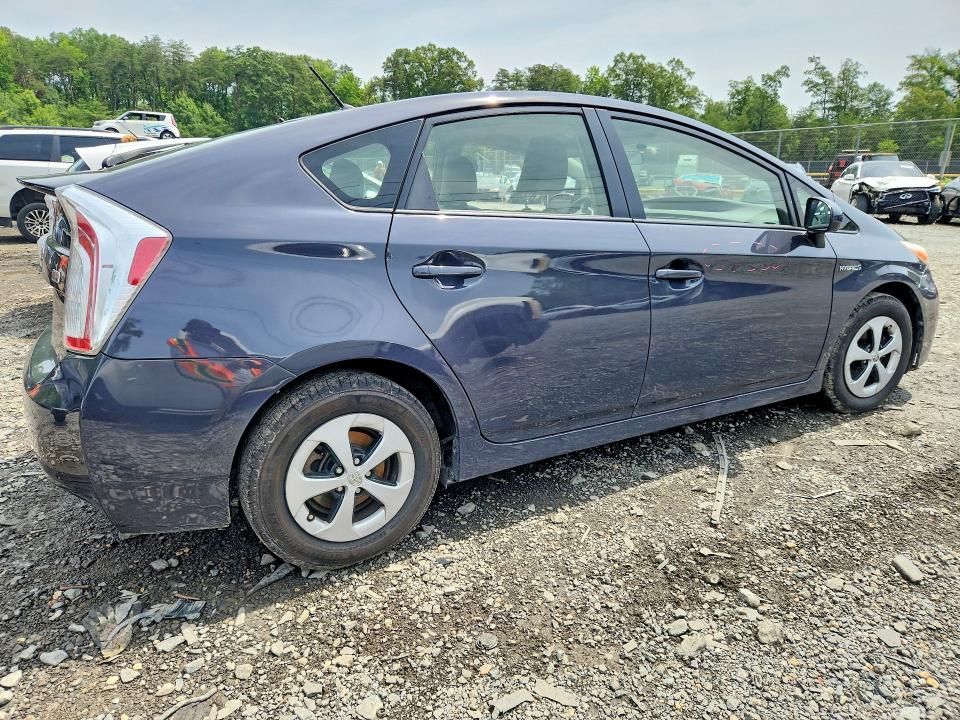 2013 Toyota Prius VIN JTDKN3DU1D1713286 COPART salvage auction — FRONT END, Md - Cert Of Salvage < 75% Damage, sold $5,700 on 2026-07-28 (photo 3)