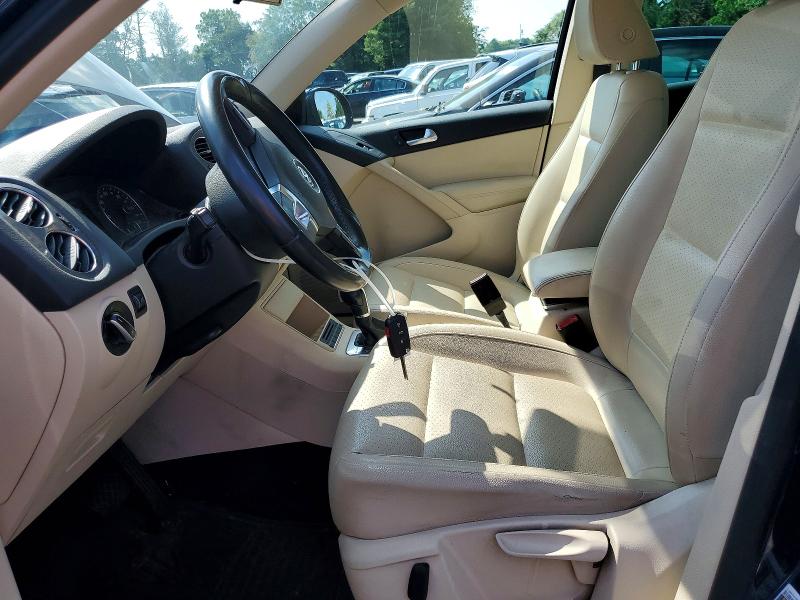 2012 Volkswagen Tiguan VIN WVGBV7AX0CW598862 COPART salvage auction — FRONT END, Md - Certificate Of Title (P), sold $550 on 2026-08-03 (photo 7)