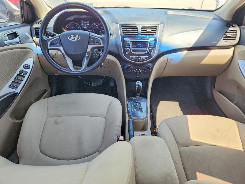 2016 Hyundai Accent VIN KMHCU4AE8GU117178 COPART salvage auction — MINOR DENT/SCRATCHES, Tx - Certificate Of Title, sold $925 on 2026-07-16 (photo 8)