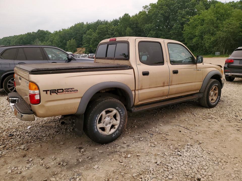 2001 Toyota Tacoma VIN 5TEHN72N31Z739791 COPART salvage auction — NORMAL WEAR, MA - CERTIFICATE OF TITLE, sold $500 on 2026-07-23 (photo 3)