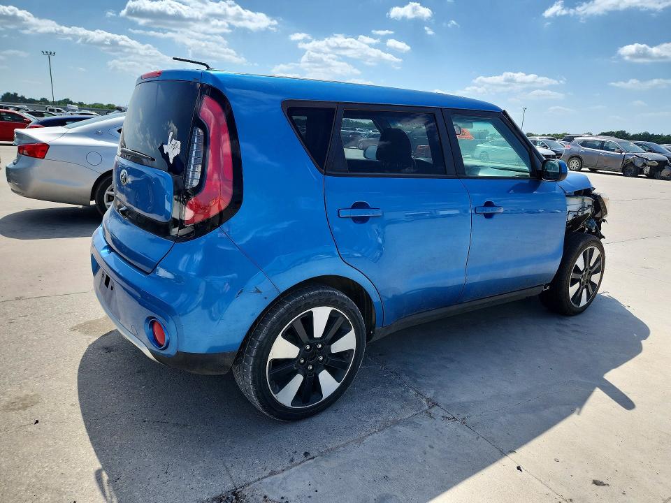 2018 Kia Soul VIN KNDJP3A57J7563504 COPART salvage auction — FRONT END, Tx - Certificate Of Title (P), sold $150 on 2026-07-30 (photo 3)
