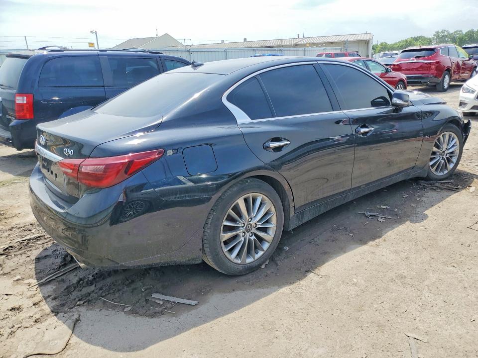 2020 Infiniti Q50 VIN JN1EV7AR3LM251611 COPART salvage auction — FRONT END, IN - CERTIFICATE OF TITLE, sold $1,450 on 2026-07-20 (photo 3)