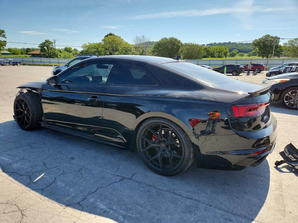 2018 Audi Rs5 VIN WUAPWAF58JA904263 COPART salvage auction — FRONT END, Tn - Salvage Certificate, sold $19,000 on 2026-08-24 (photo 2)