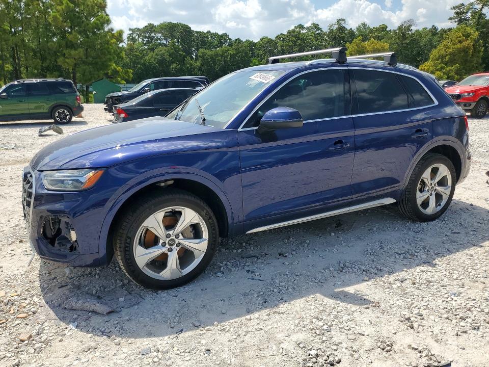 2021 Audi Q5 VIN WA1BAAFY8M2059200 — COPART salvage auction photo