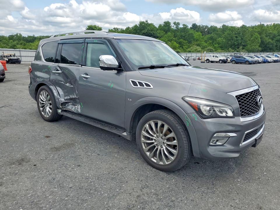 2017 Infiniti Qx80 VIN JN8AZ2NE5H9152930 COPART salvage auction — SIDE, Pa - Certificate Of Salvage, sold $4,800 on 2026-07-14 (photo 4)