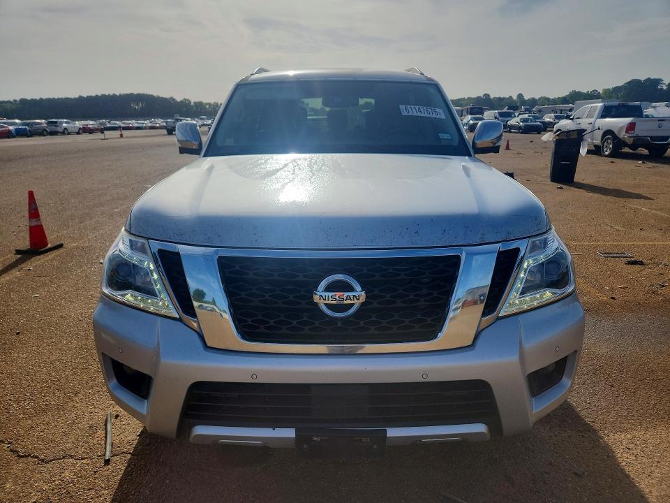 2018 Nissan Armada VIN JN8AY2ND0J9056316 COPART salvage auction — MECHANICAL, TX - CERTIFICATE OF TITLE, sold $4,050 on 2026-07-20 (photo 5)