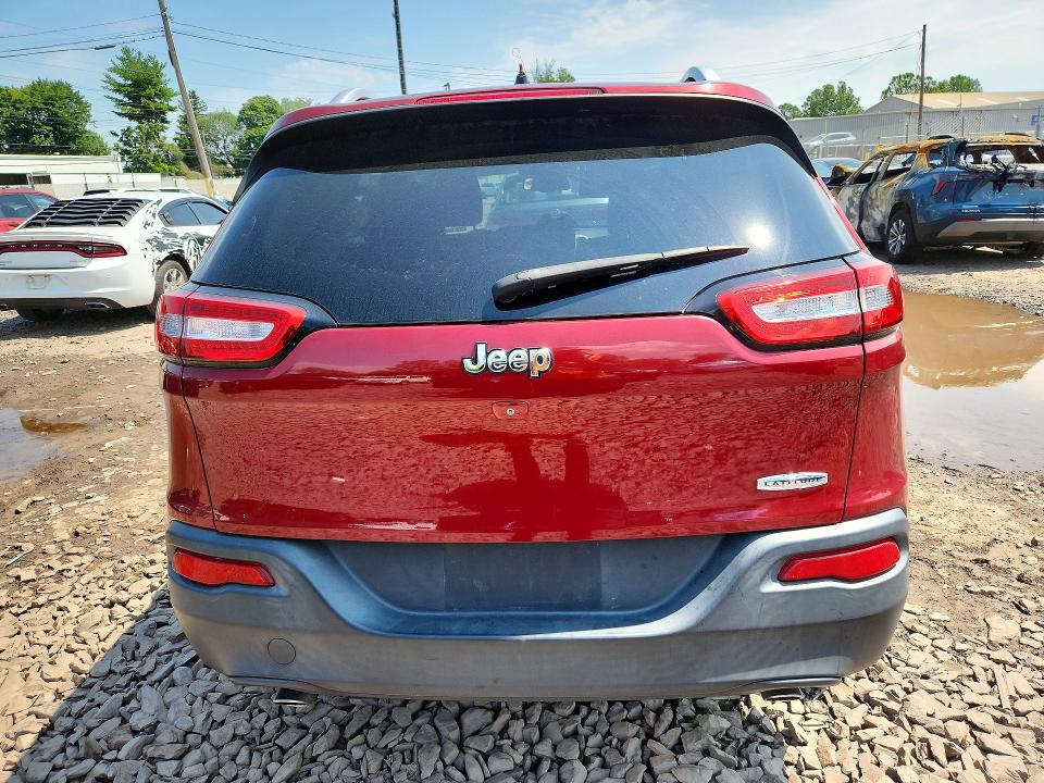 2014 Jeep Cherokee VIN 1C4PJLCS0EW117334 COPART salvage auction — FRONT END, Pa - Cert Of Salv-R=Reconstructed, sold $25 on 2026-07-20 (photo 6)