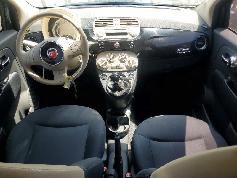 2012 Fiat 500 VIN 3C3CFFAR6CT314002 COPART salvage auction — MECHANICAL, Ca - Salvage Certificate, sold $225 on 2026-08-18 (photo 8)