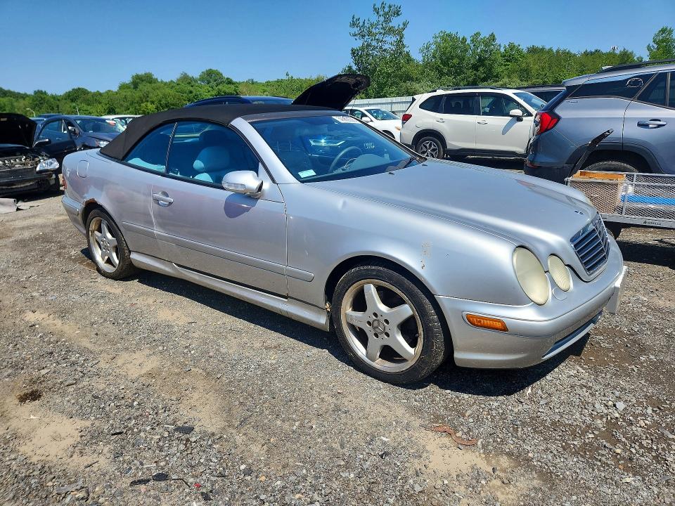 2003 Mercedes-benz Clk-class VIN WDBLK70G23T142753 COPART salvage auction — REAR END, MA - CERT OF TITLE-RECONSTRCTD COLL, sold $400 on 2026-07-22 (photo 4)