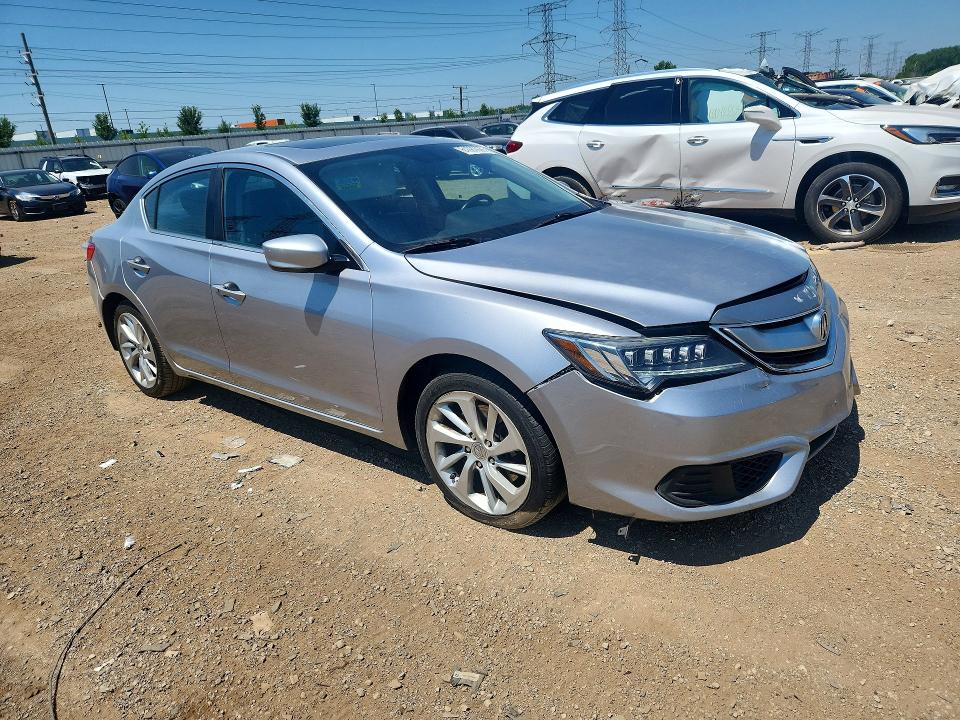2017 Acura Ilx VIN 19UDE2F77HA012110 COPART salvage auction — FRONT END, Il - Salvage Certificate, sold $725 on 2026-09-03 (photo 4)