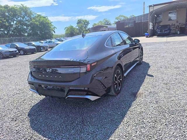 2024 Hyundai Sonata VIN KMHL64JA2RA380343 COPART salvage auction — SIDE, Nj - Cert Of Title-Salvage, sold $10,300 on 2026-07-24 (photo 4)
