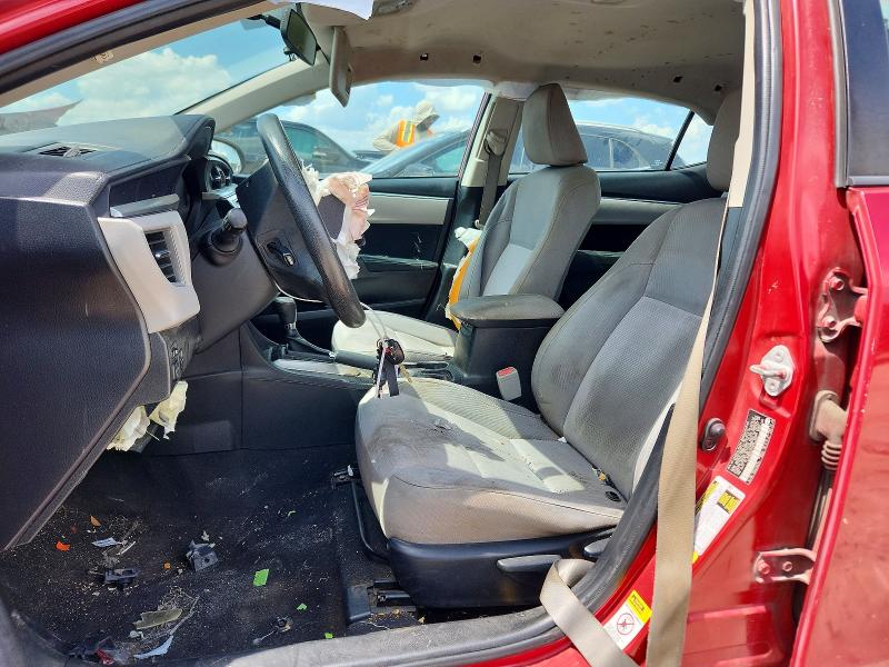 2014 Toyota Corolla VIN 5YFBURHE7EP112843 COPART salvage auction — FRONT END, TX - SALVAGE VEHICLE TITLE (P), sold $1,100 on 2026-07-17 (photo 7)
