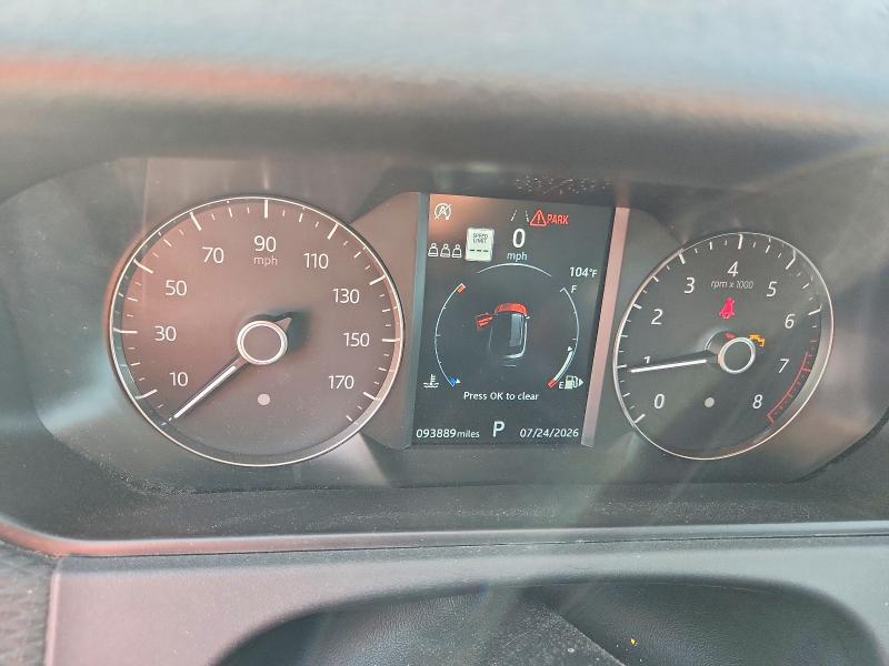 2020 Land rover Range rover velar VIN SALYB2EX4LA249083 COPART salvage auction — MECHANICAL, Mt - Certificate Of Title (P), sold $11,800 on 2026-08-19 (photo 9)