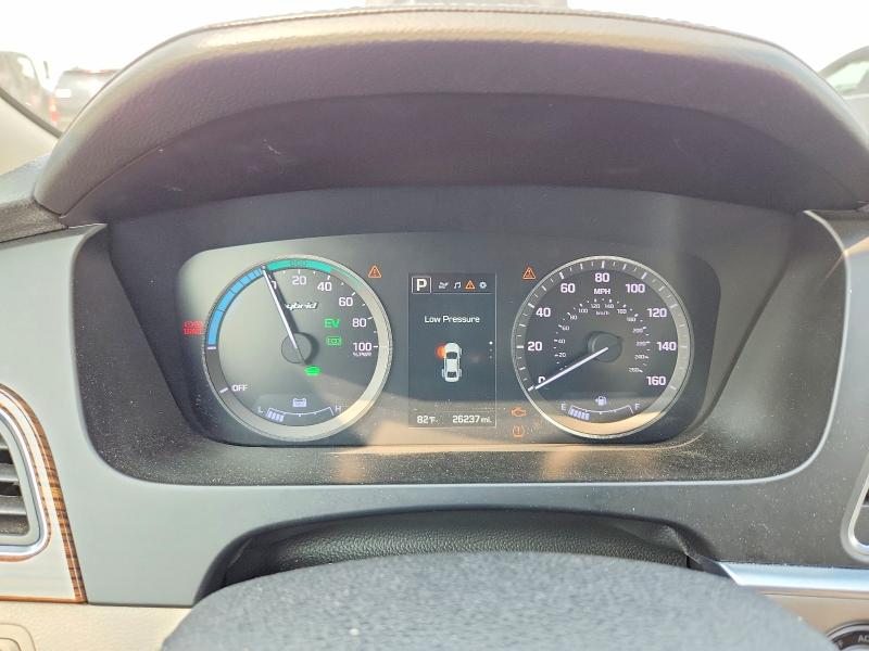 2016 Hyundai Sonata VIN KMHE34L19GA017405 COPART salvage auction — UNDERCARRIAGE, Pa - Certificate Of Salvage, sold $950 on 2026-07-24 (photo 9)