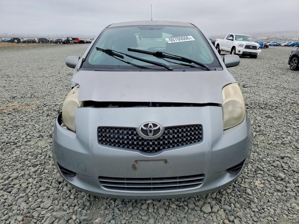 2007 Toyota Yaris VIN JTDJT923375065834 COPART salvage auction — FRONT END, Ca - Salvage Certificate, sold $700 on 2026-08-13 (photo 5)