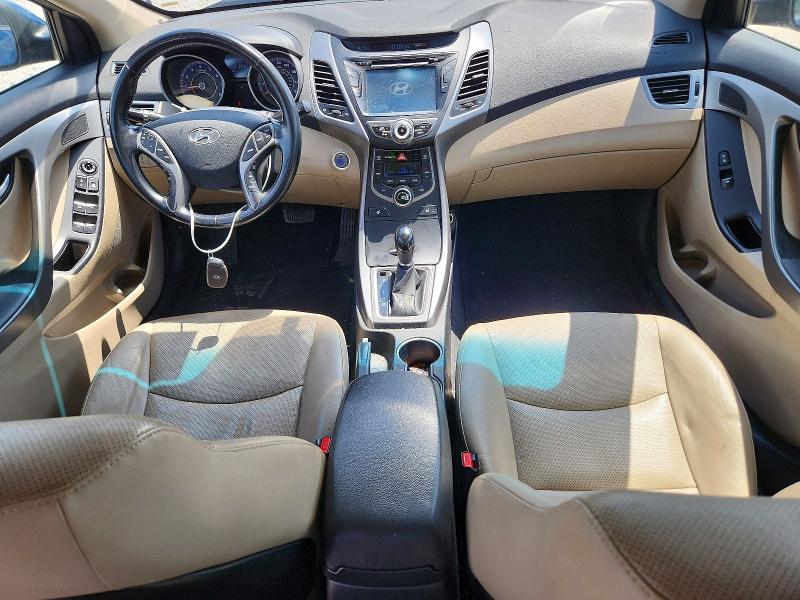 2014 Hyundai Elantra VIN KMHDH4AE2EU144267 COPART salvage auction — MINOR DENT/SCRATCHES, Salvage Title, sold $800 on 2026-07-17 (photo 8)