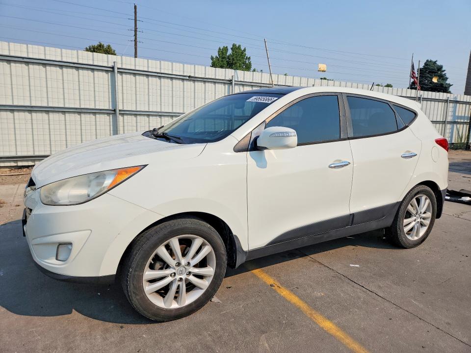 2011 Hyundai Tucson VIN KM8JUCAC0BU120178 COPART salvage auction — HAIL, CO - CERTIFICATE OF TITLE, sold $1,650 on 2026-07-29 (photo 1)