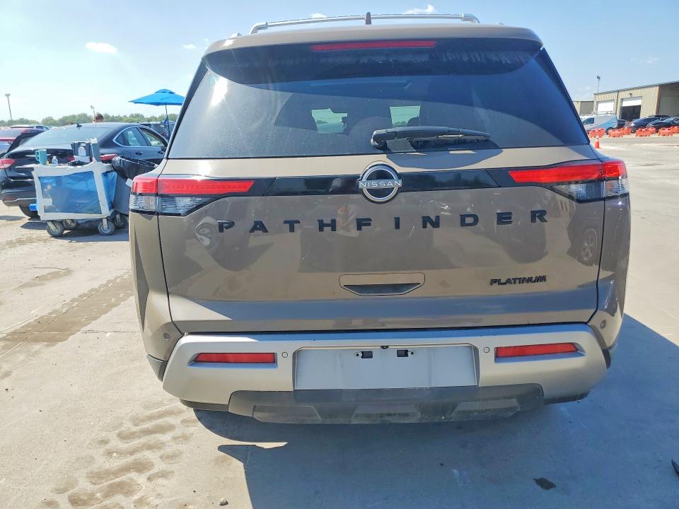 2023 Nissan Pathfinder VIN 5N1DR3DG4PC238454 COPART salvage auction — FRONT END, Tx - Salvage Vehicle Title, sold $8,700 on 2026-08-24 (photo 6)