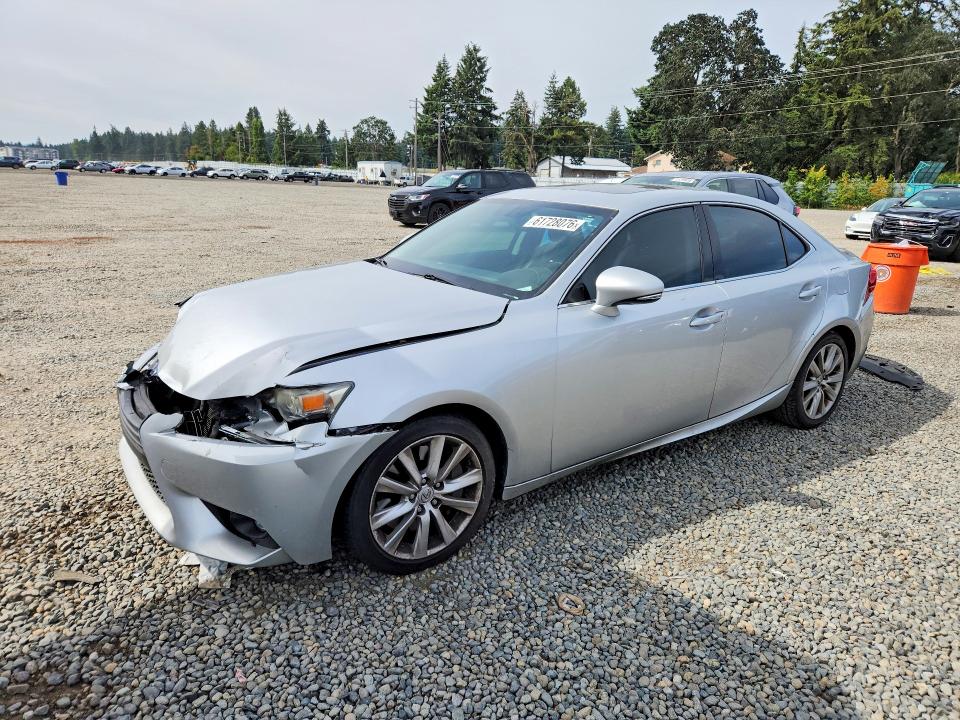 2016 Lexus Is VIN JTHBA1D27G5013010 COPART salvage auction — FRONT END, Wa - Bill Of Sale, sold $2,750 on 2026-07-31 (photo 1)