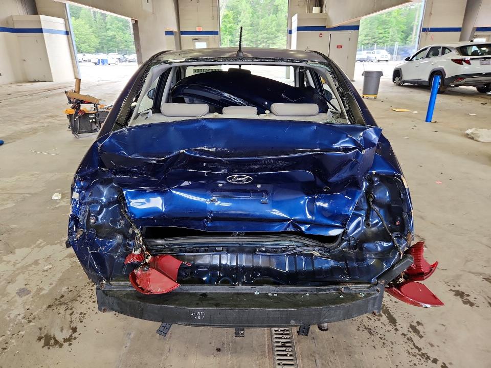2008 Hyundai Accent VIN KMHCN46C48U201410 COPART salvage auction — REAR END, VA - CERTIFICATE OF TITLE, sold $375 on 2026-07-24 (photo 6)