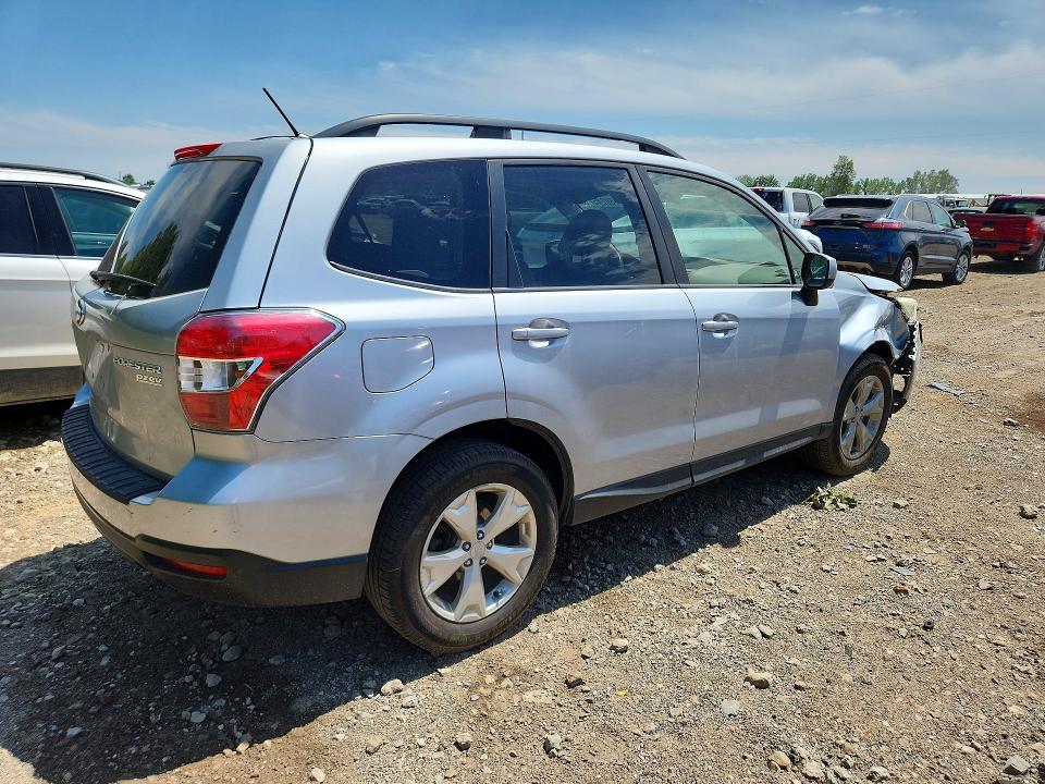 2015 Subaru Forester VIN JF2SJAFCXFH555210 COPART salvage auction — FRONT END, Mi - Certificate Of Title, sold $1,050 on 2026-07-22 (photo 3)