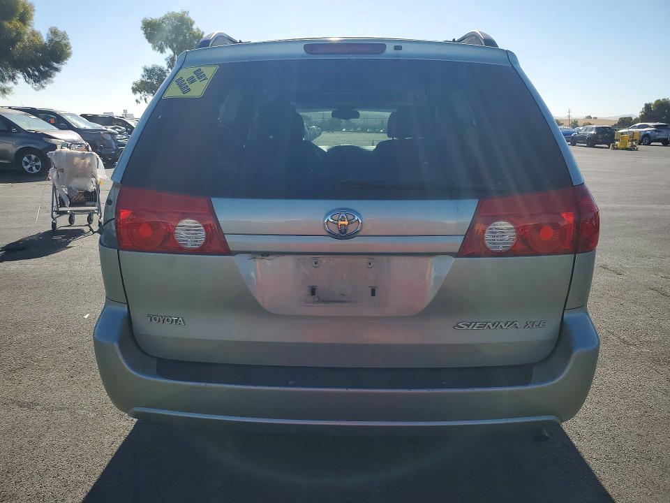2006 Toyota Sienna VIN 5TDZA22C66S509507 COPART salvage auction — SIDE, CA - SALVAGE CERTIFICATE, sold $1,000 on 2026-07-27 (photo 6)
