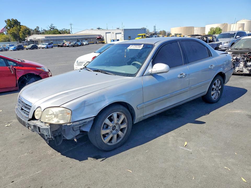 2006 Kia Optima VIN KNAGD128265442248 COPART salvage auction — FRONT END, Ca - Salvage Certificate, sold $300 on 2026-07-27 (photo 1)