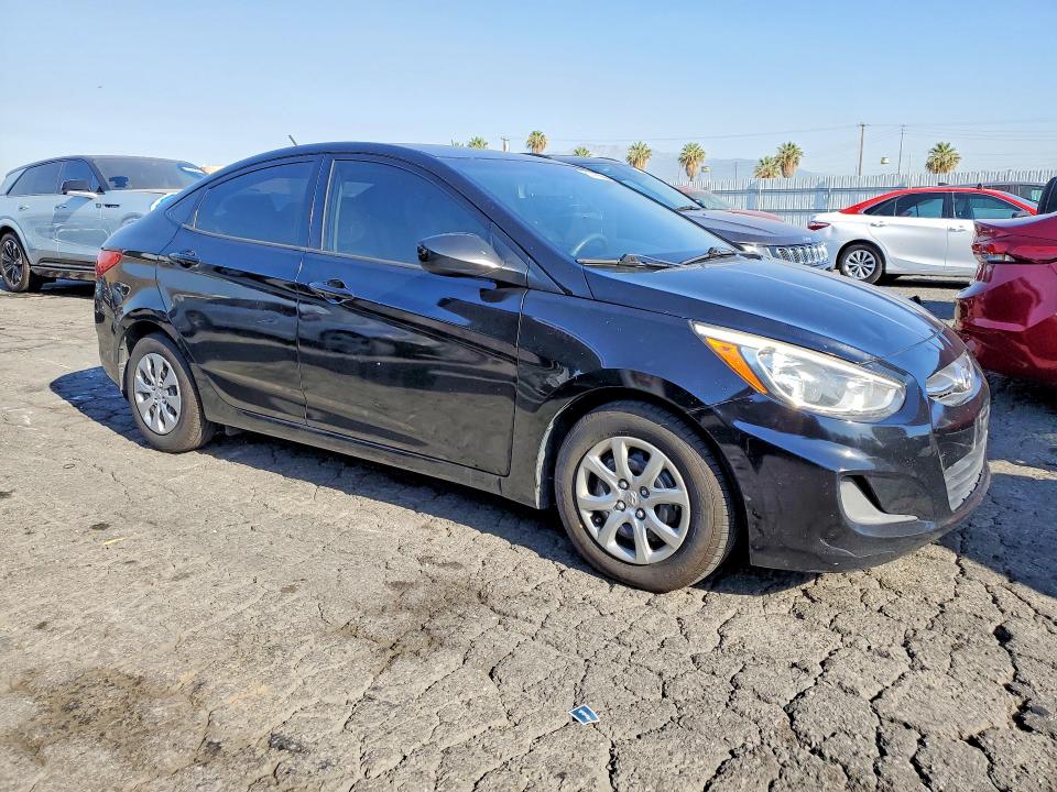 2015 Hyundai Accent VIN KMHCT4AE6FU936272 COPART salvage auction — MINOR DENT/SCRATCHES, CA - CERT OF TITLE-SALVAGED, sold $375 on 2026-07-20 (photo 4)