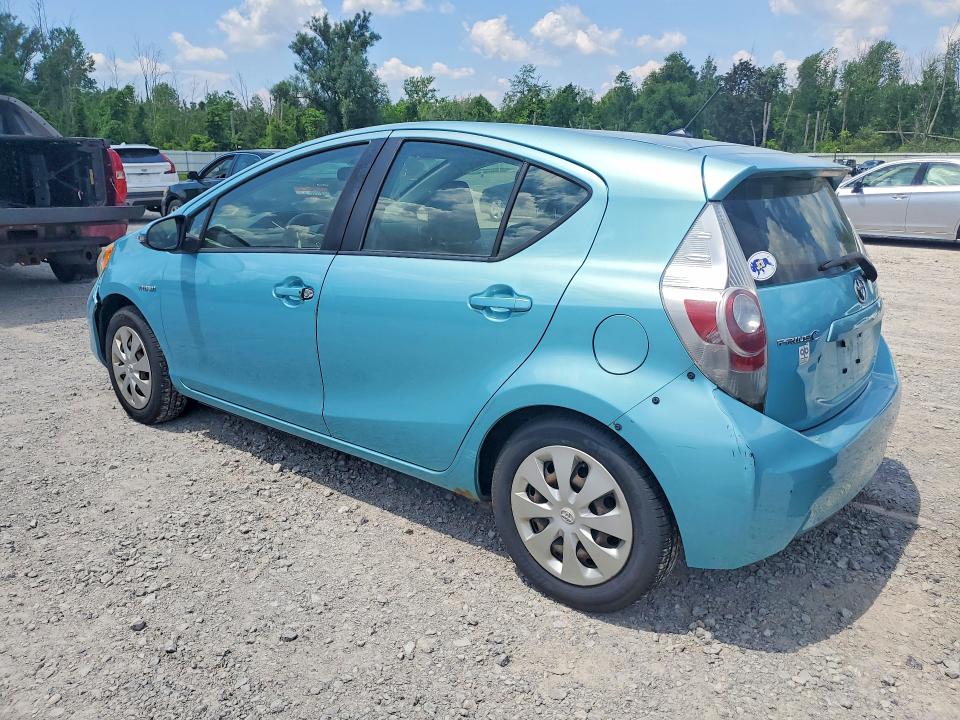 2014 Toyota Prius c VIN JTDKDTB34E1079597 COPART salvage auction — NORMAL WEAR, Ny - Certificate Of Title, sold $1,150 on 2026-07-20 (photo 2)