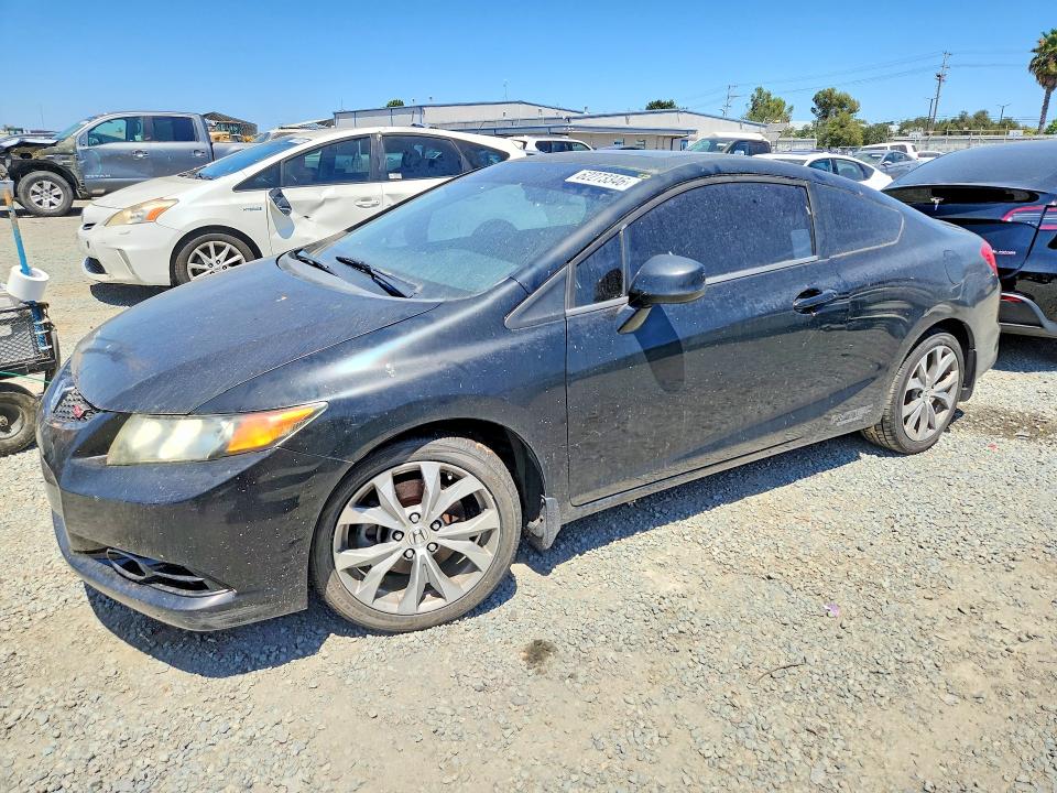 2012 Honda Civic VIN 2HGFG4A59CH706036 COPART salvage auction — MINOR DENT/SCRATCHES, Ca - Dis/Dlr/Exp Only Clean Title, sold $450 on 2026-07-31 (photo 1)
