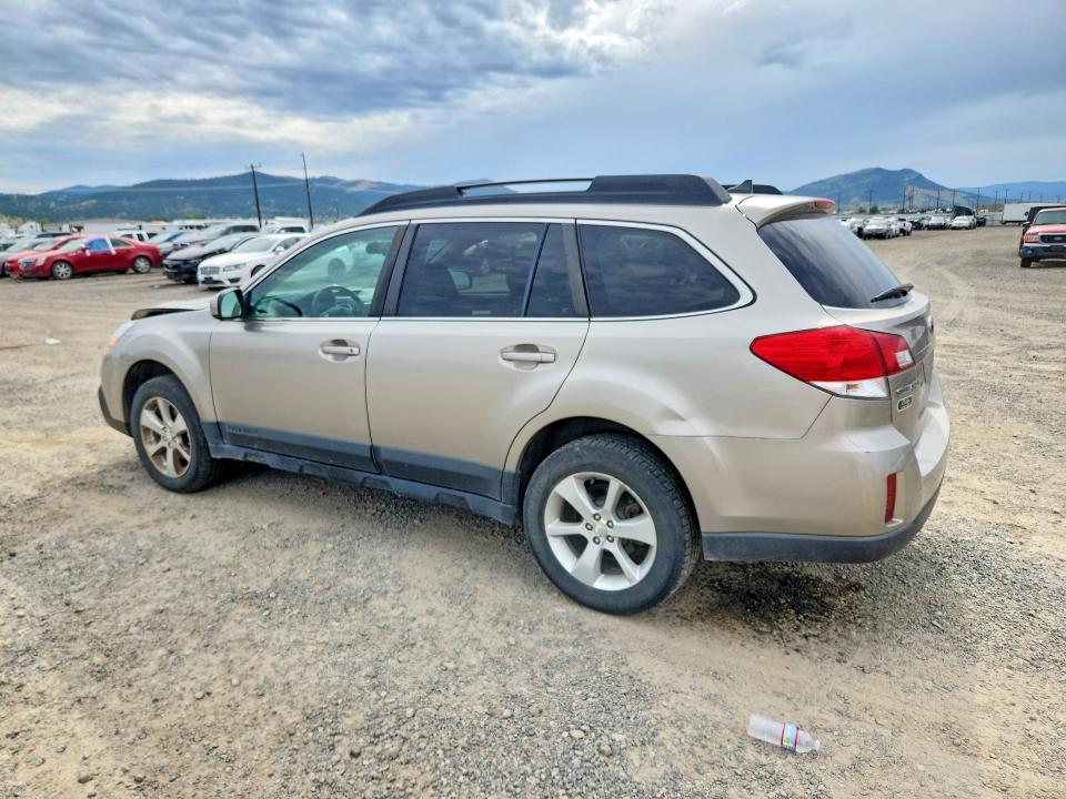 2014 Subaru Outback VIN 4S4BRBCC1E3248095 COPART salvage auction — FRONT END, Mt - Salvage Certificate Of A Vehic, sold $975 on 2026-08-25 (photo 2)