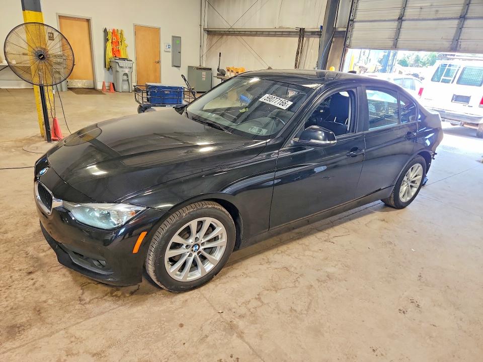 2017 BMW 3er VIN WBA8E5G36HNU45257 COPART salvage auction — REAR END, Pa - Certificate Of Salvage, sold $2,800 on 2026-07-13 (photo 1)