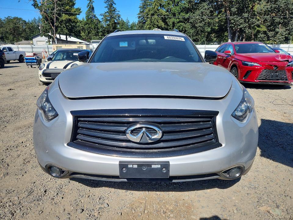 2016 Infiniti Qx70 VIN JN8CS1MW9GM752332 COPART salvage auction — REAR END, Id - Cert Of Title -Rebuilt Salvage, sold $2,950 on 2026-07-17 (photo 5)