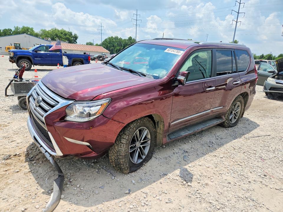 2018 Lexus Gx VIN JTJJM7FXXJ5191689 COPART salvage auction — FRONT END, Salvage Title, sold $125 on 2026-07-21 (photo 1)