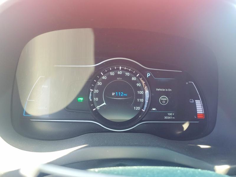 2020 Hyundai Kona VIN KM8K53AG8LU082270 COPART salvage auction — FRONT END, Ca - Salvage Certificate, sold $6,100 on 2026-07-22 (photo 9)