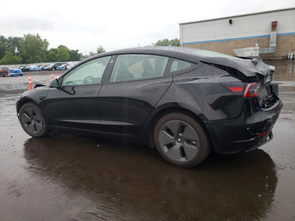 2023 Tesla Model 3 VIN 5YJ3E1EAXPF682953 COPART salvage auction — REAR END, Ct - Cert Of Title-Salvage, sold $3,000 on 2026-07-28 (photo 2)