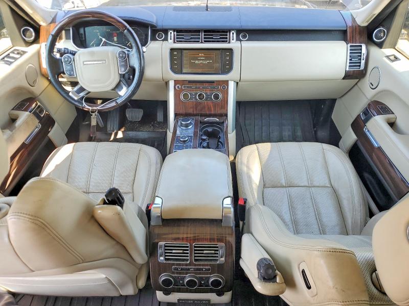 2014 Land rover RANGE ROVER VIN SALGS2WF1EA189803 COPART salvage auction — MECHANICAL, Ny - Dealer Only Clean Title (P), sold $5,400 on 2026-07-28 (photo 8)