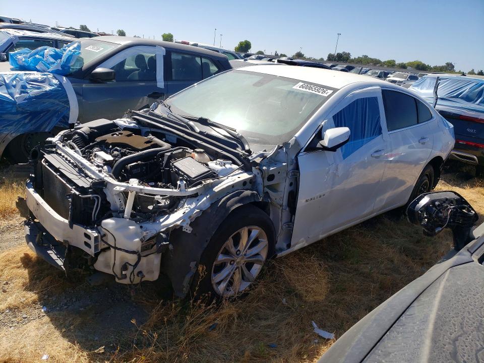 2019 Chevrolet Malibu VIN 1G1ZD5ST2KF159045 COPART salvage auction — VANDALISM, Ca - Salvage Certificate, sold $10 on 2026-07-09 (photo 1)