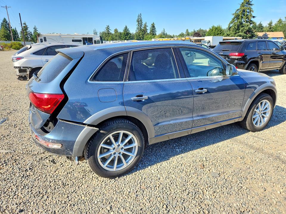 2017 Audi Q5 VIN WA1L2AFP3HA078726 COPART salvage auction — REAR END, Wa - Bill Of Sale, sold $175 on 2026-07-28 (photo 3)