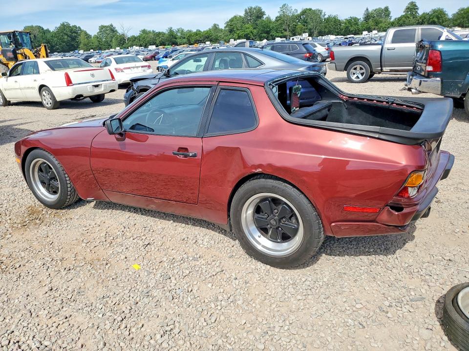 1986 Porsche 944 VIN WP0AA0952GN153234 COPART salvage auction — REAR END, Nm - Cert Of Title-Salvage, sold $9,900 on 2026-09-16 (photo 2)