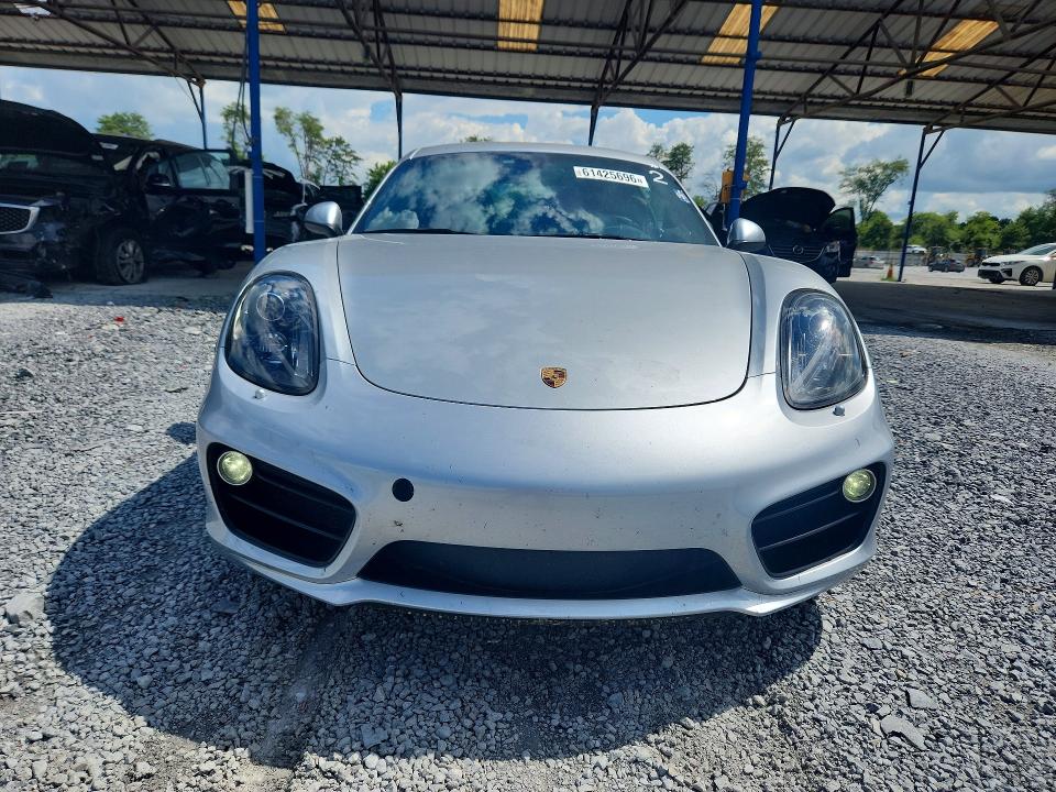 2014 Porsche Cayman VIN WP0AB2A89EK191721 COPART salvage auction — SIDE, Ga - Cert Of Title-Salvage, sold $15,200 on 2026-08-10 (photo 5)