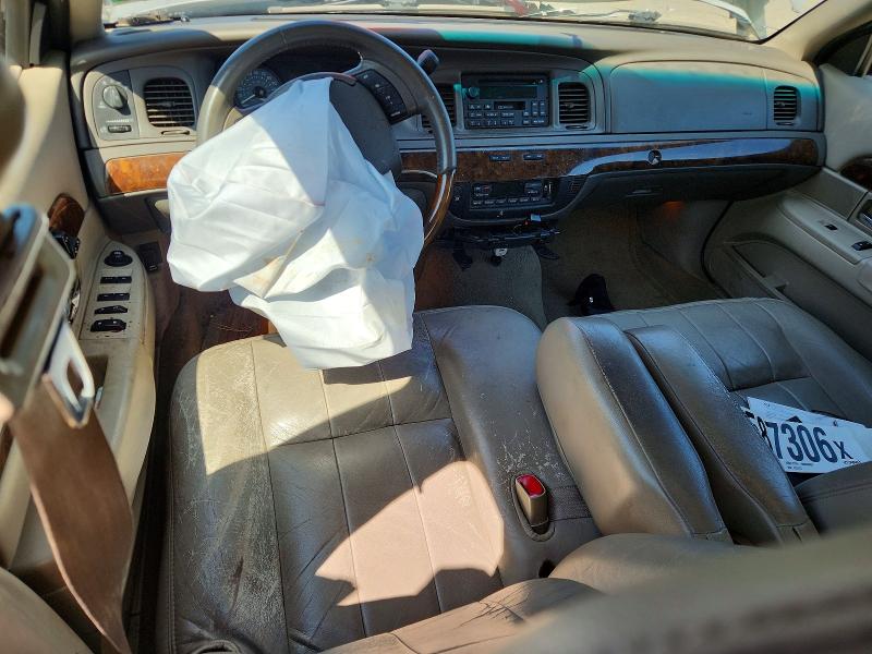 2010 Mercury Grand marquis VIN 2MEBM7FV3AX612512 COPART salvage auction — FRONT END, LA - CERT OF TITLE-SALVAGE, sold $10 on 2026-07-23 (photo 8)