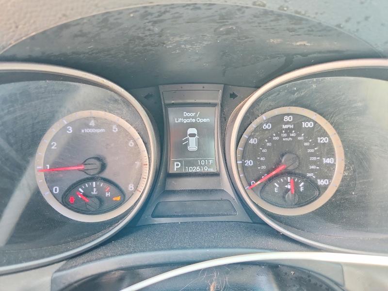 2015 Hyundai Santa fe VIN 5XYZT3LB2FG296543 COPART salvage auction — VANDALISM, AZ - CERTIFICATE OF TITLE, sold $2,050 on 2026-07-23 (photo 9)