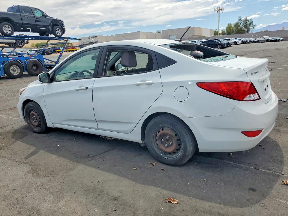 2017 Hyundai Accent VIN KMHCT4AE9HU200204 COPART salvage auction — VANDALISM, NV - CERTIFICATE OF TITLE, sold $450 on 2026-07-27 (photo 2)