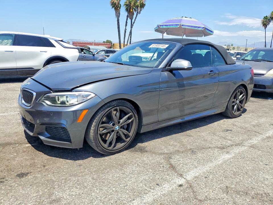 2016 BMW M2 VIN WBA1M1C58GV394007 COPART salvage auction — FRONT END, CA - SALVAGE CERTIFICATE, sold $8,300 on 2026-08-21 (photo 1)